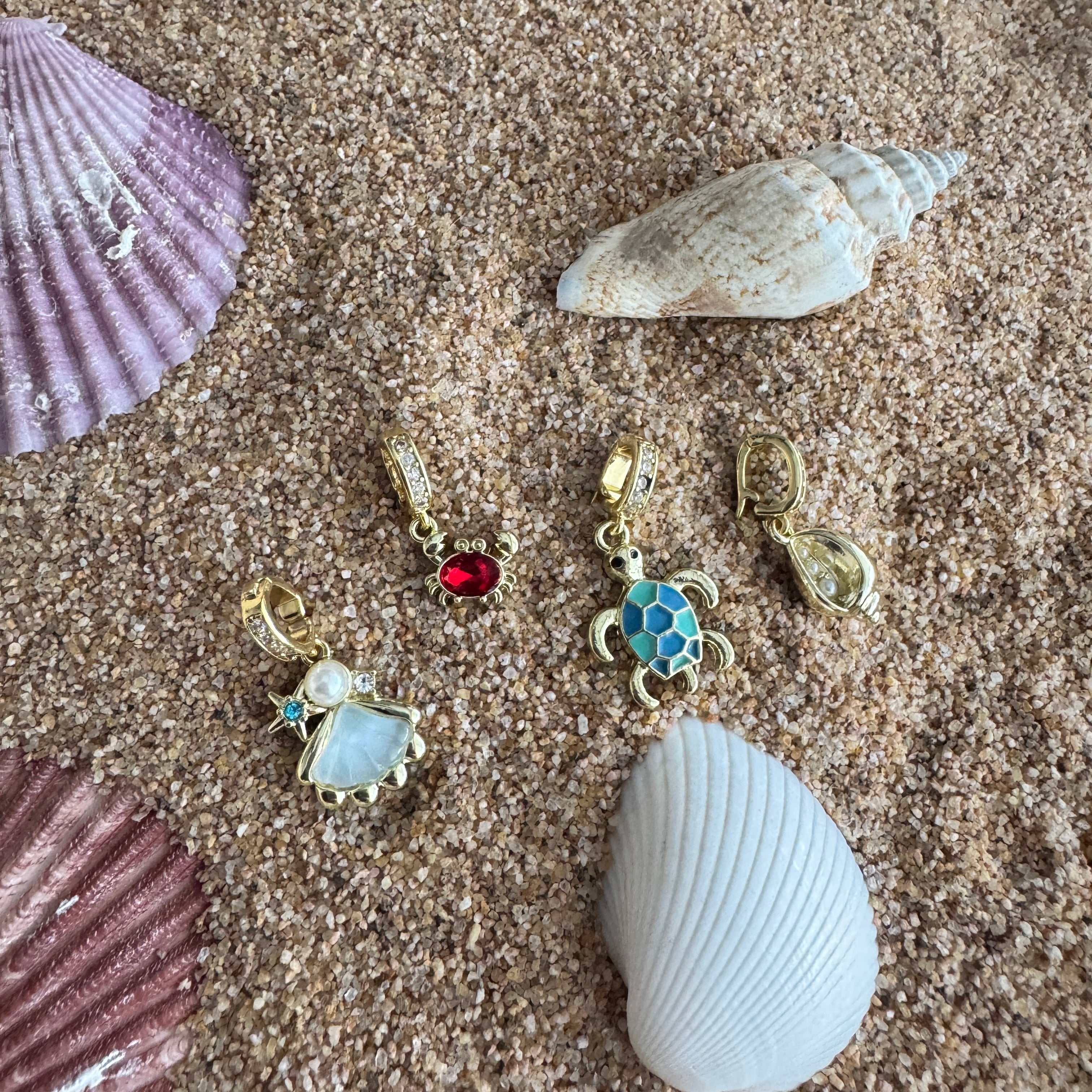 Sea Critters Bikini Charms