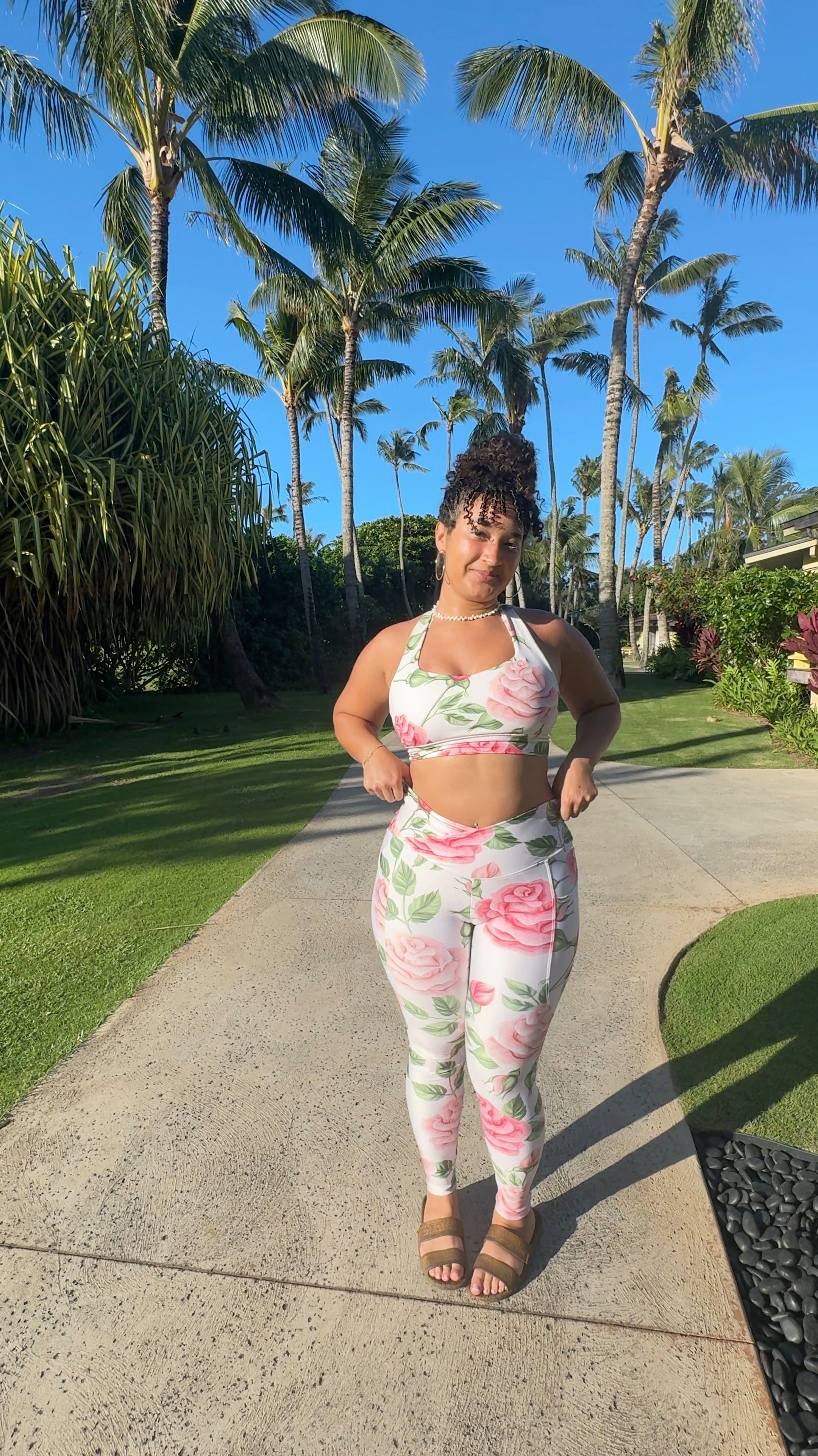 Rose Garden ~ Sports Bra