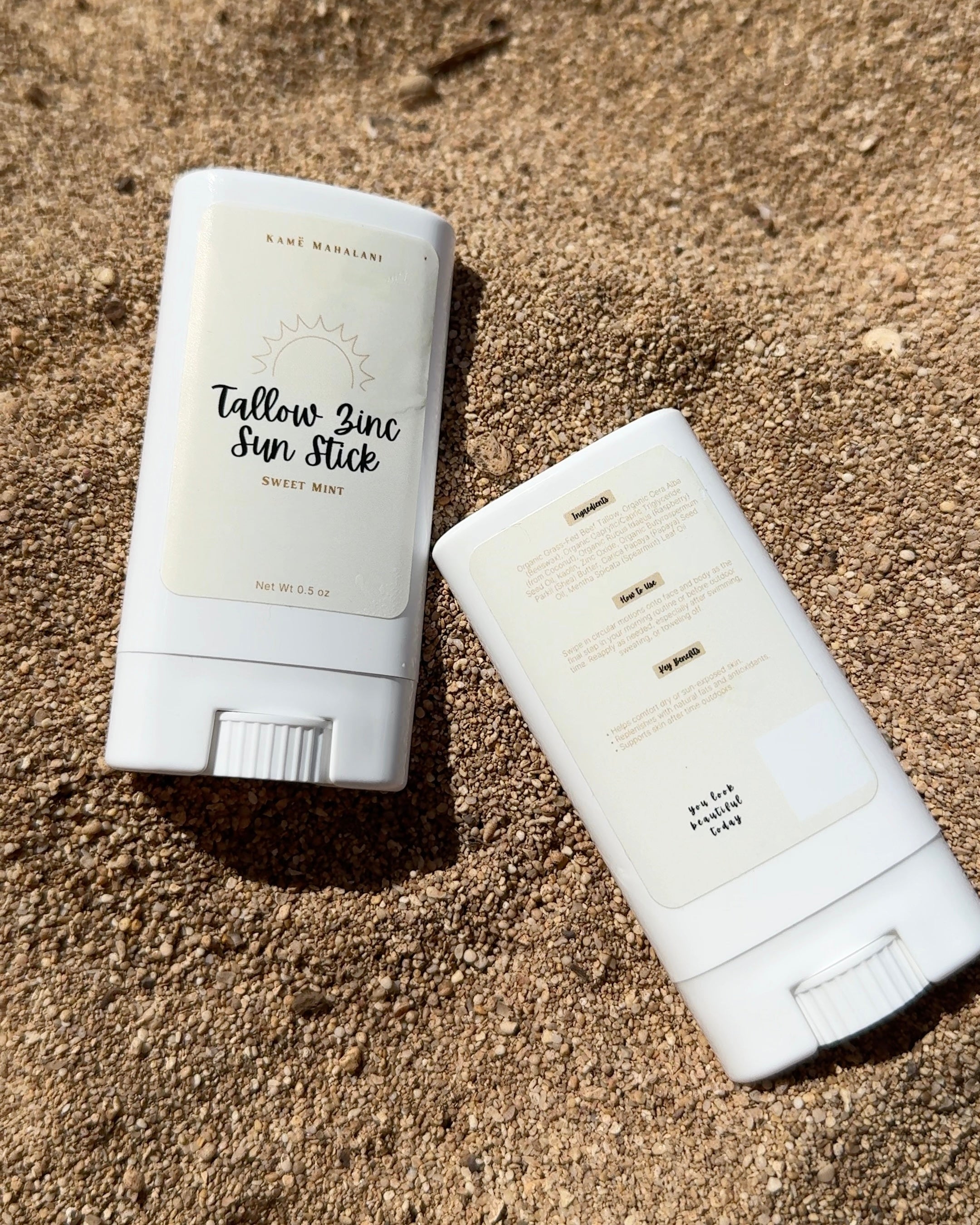 2 Pack Tallow Zinc Sun Stick