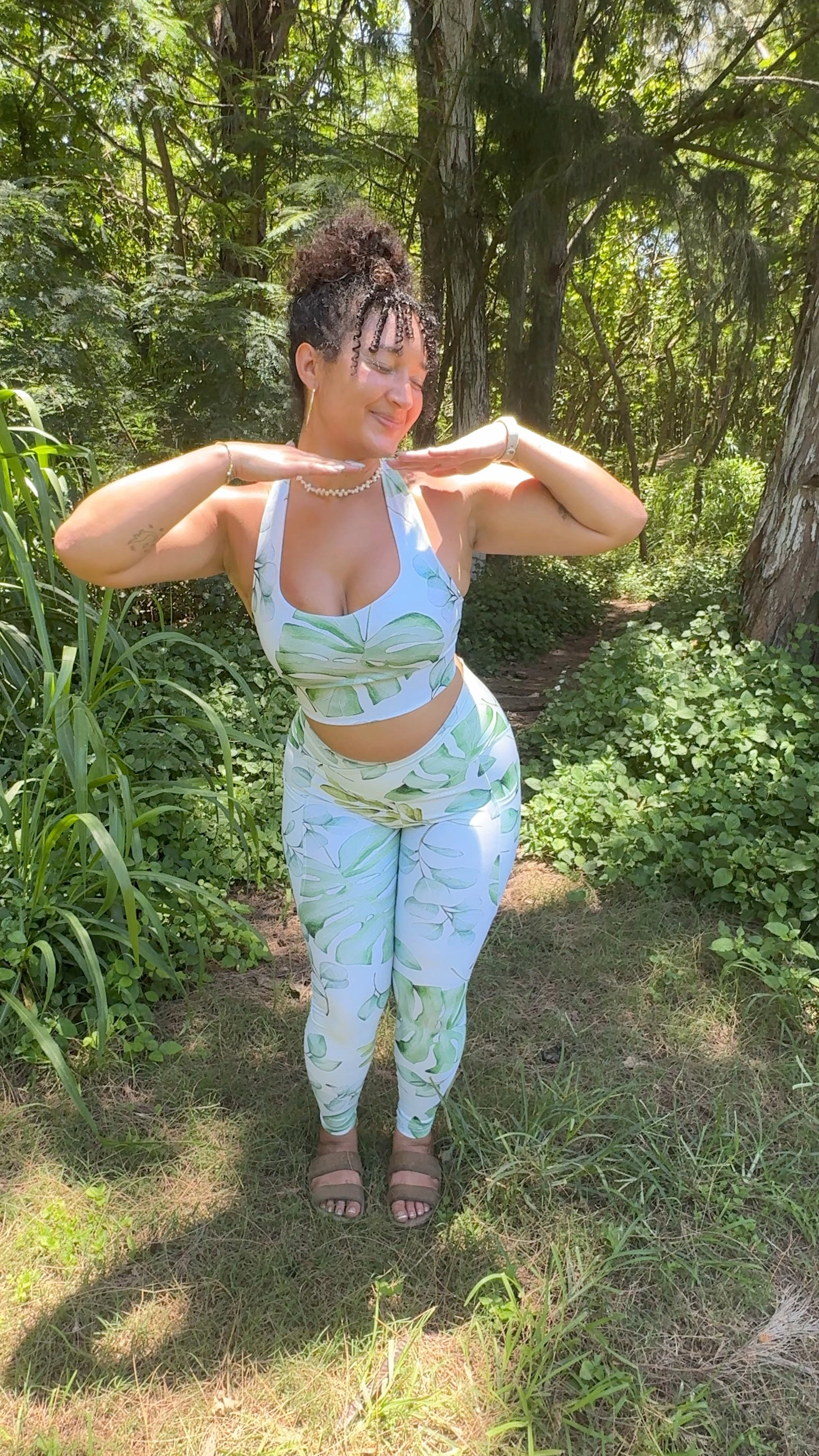 Tropical Kala ~ Crossover Leggings
