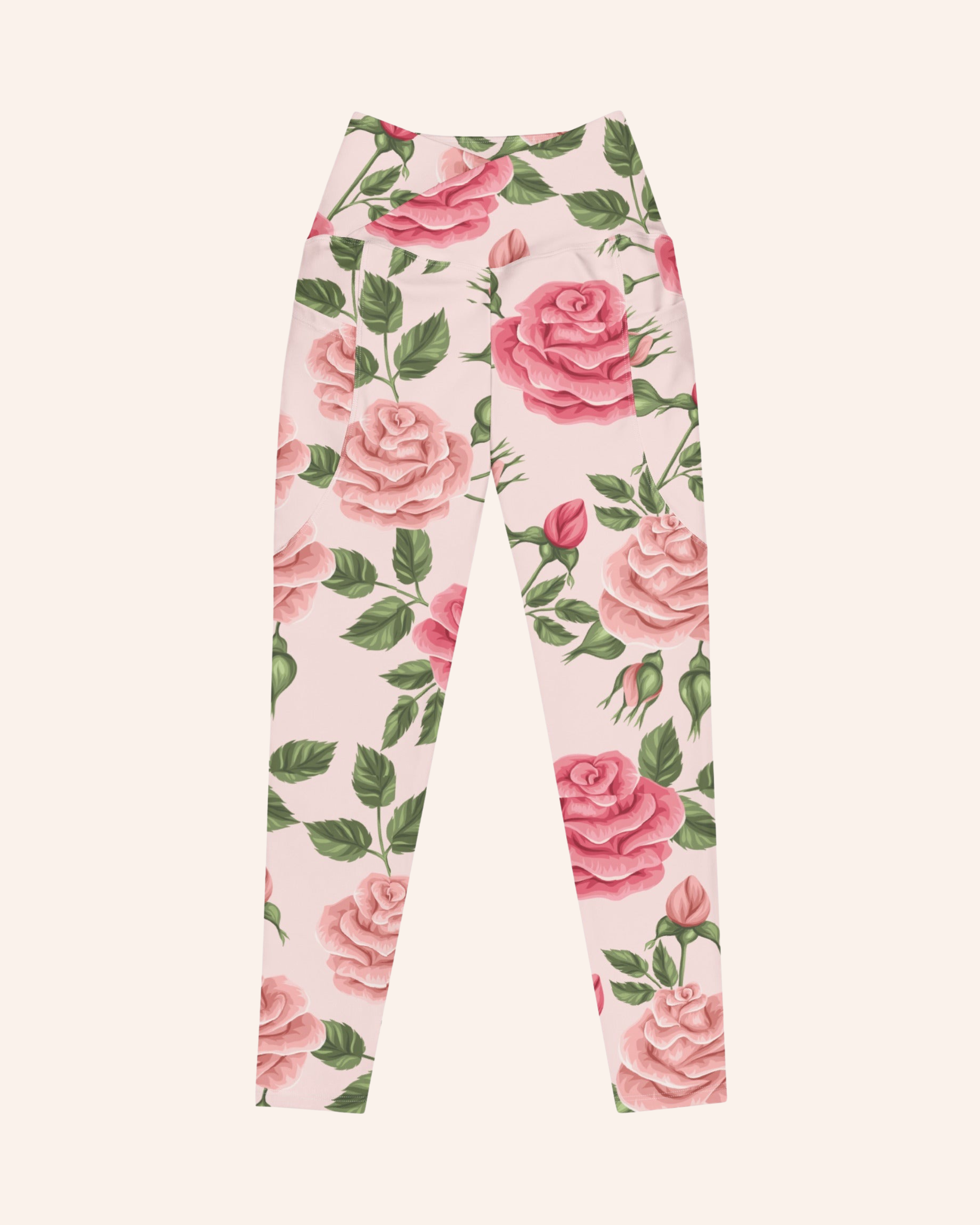 Rose Garden ~ Crossover Leggings