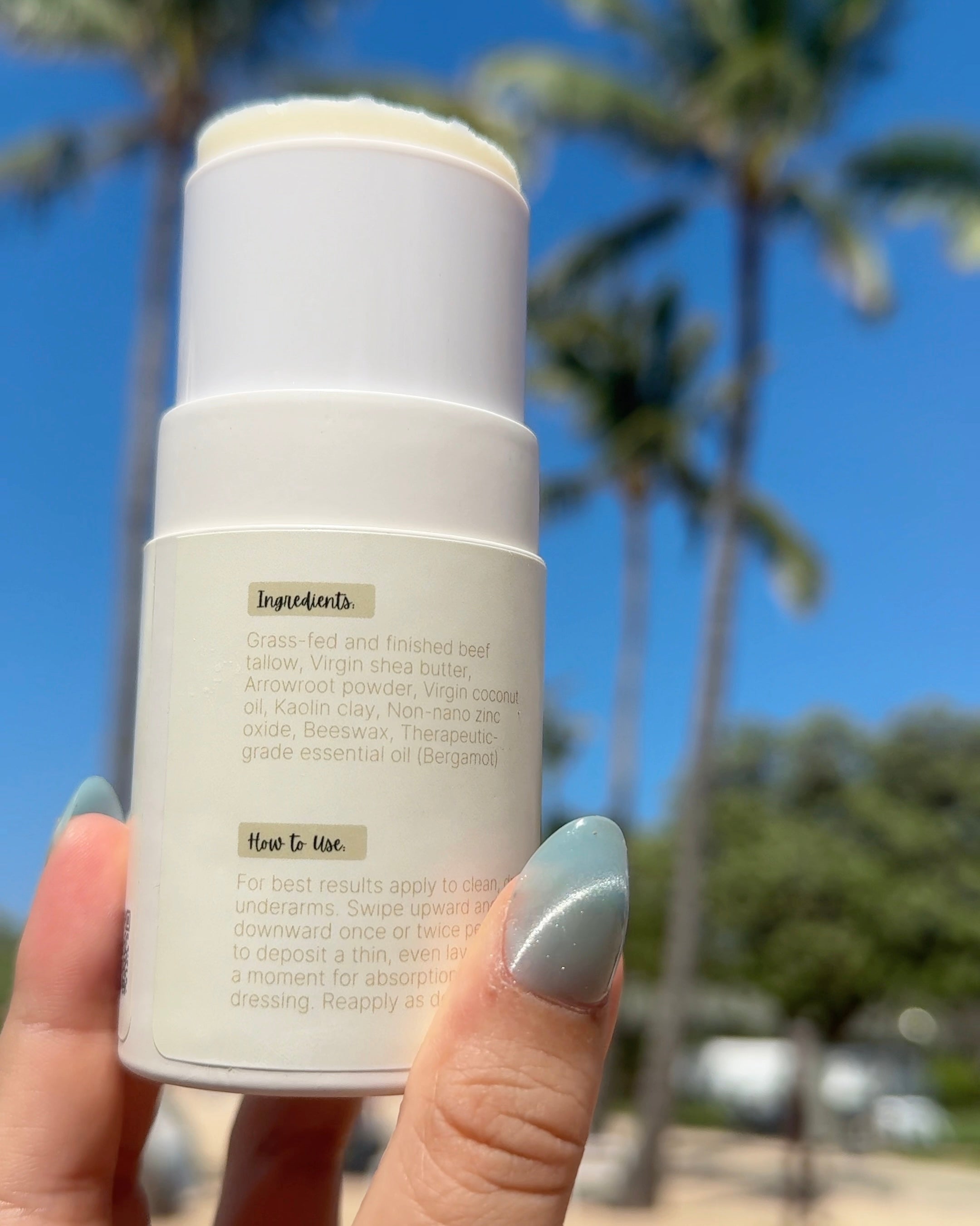Natural Tallow Deodorant Stick