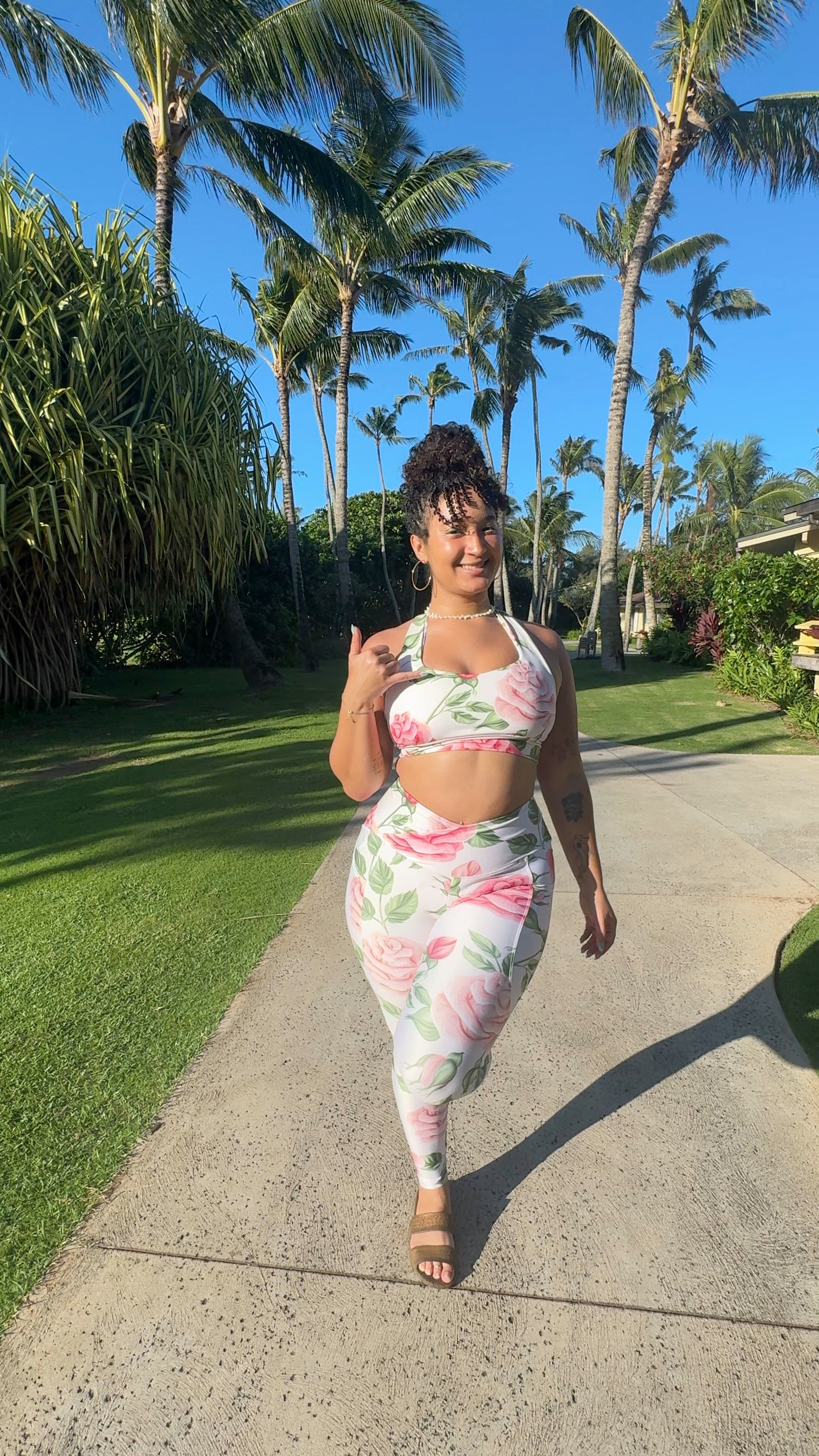 Rose Garden ~ Sports Bra