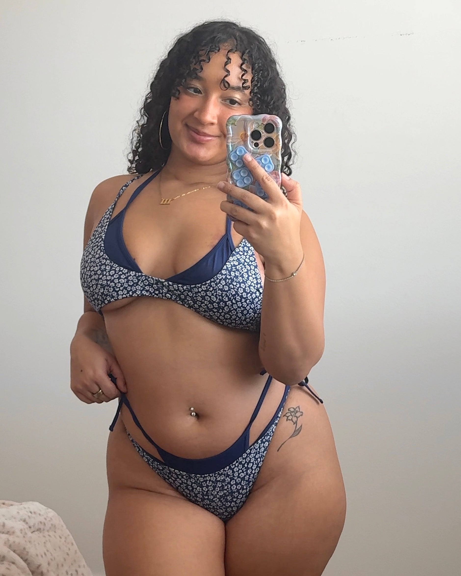 Ocean Petals Bikini Top