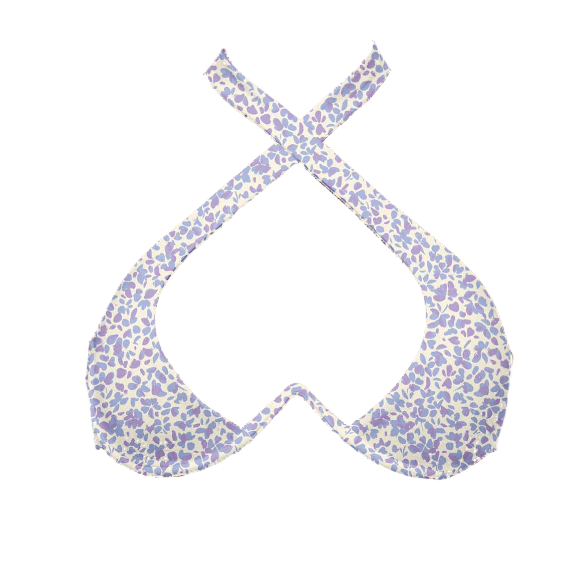 Lilac Blossom Bikini Top