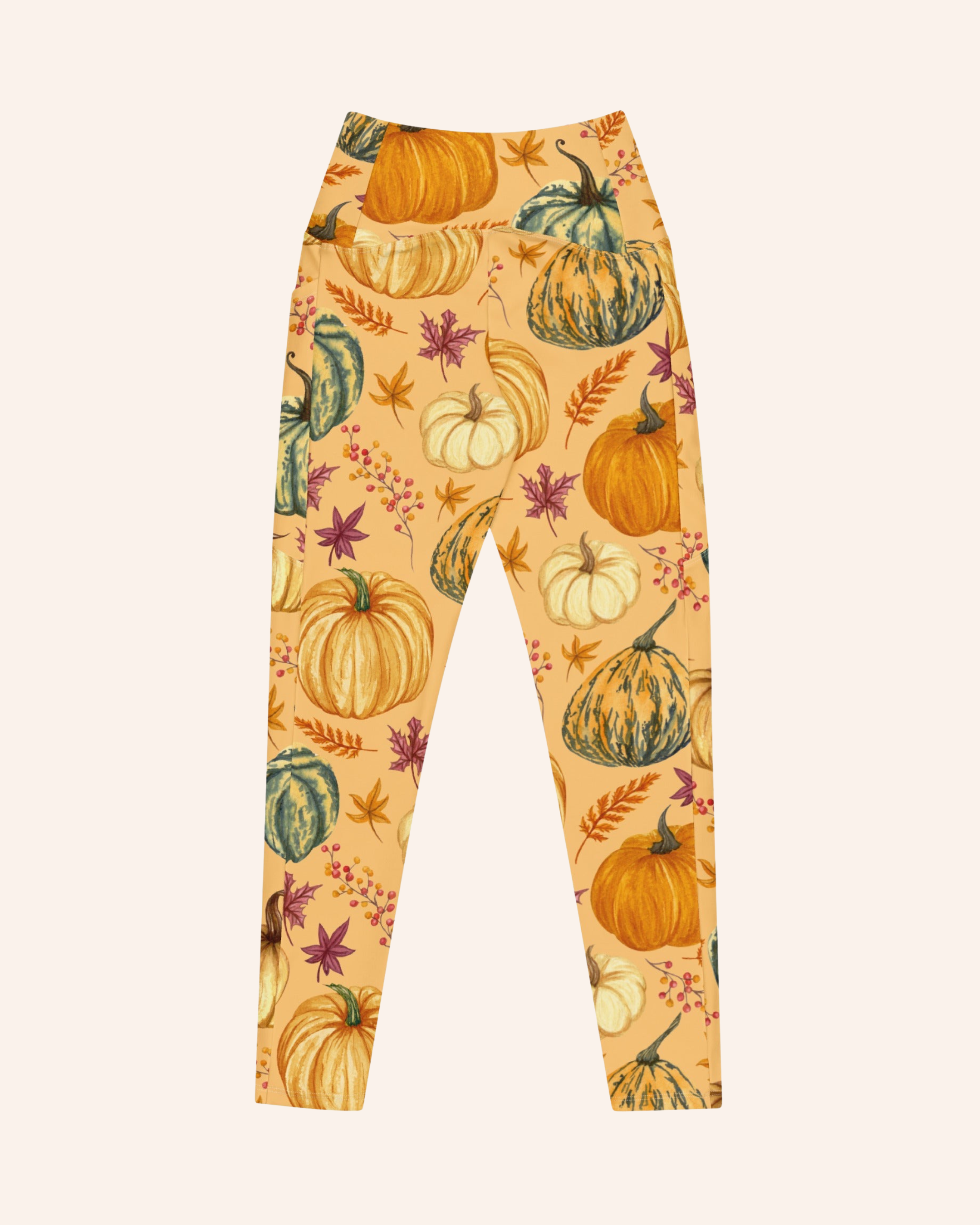 Pumpkin Spice ~ Crossover Leggings